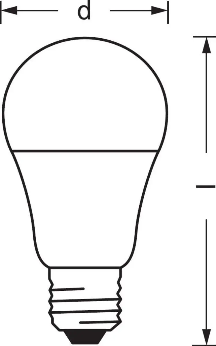 LEDVANCE SMART+ Classic Dimmable E27 9W Warm Wit