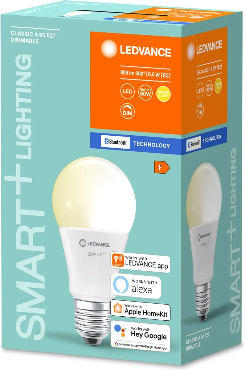 LEDVANCE SMART+ Classic Dimmable E27 9W Warm Wit - afbeelding 5 van 6