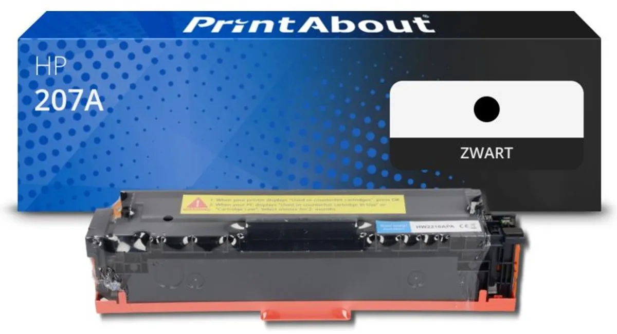 PrintAbout Toner 207A (W2210A) Zwart - 1.500 pagina's
