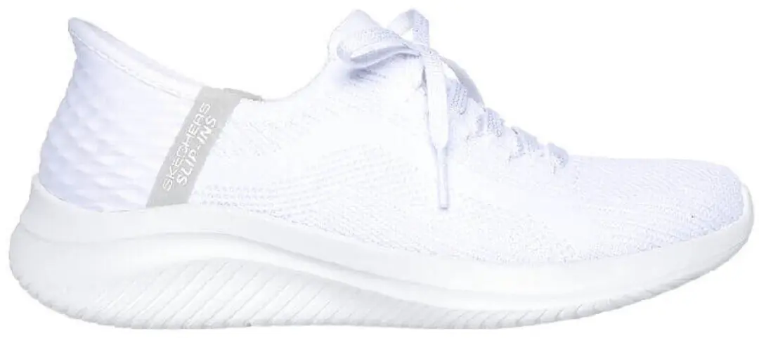 Skechers Slip-ins Ultra Flex 3.0 witte pantoffels