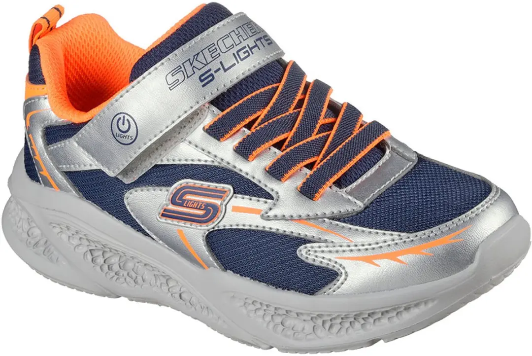 Skechers Meteor Lights Glow S Sportschoenen - EU 32 - Blauw - afbeelding 3 van 6