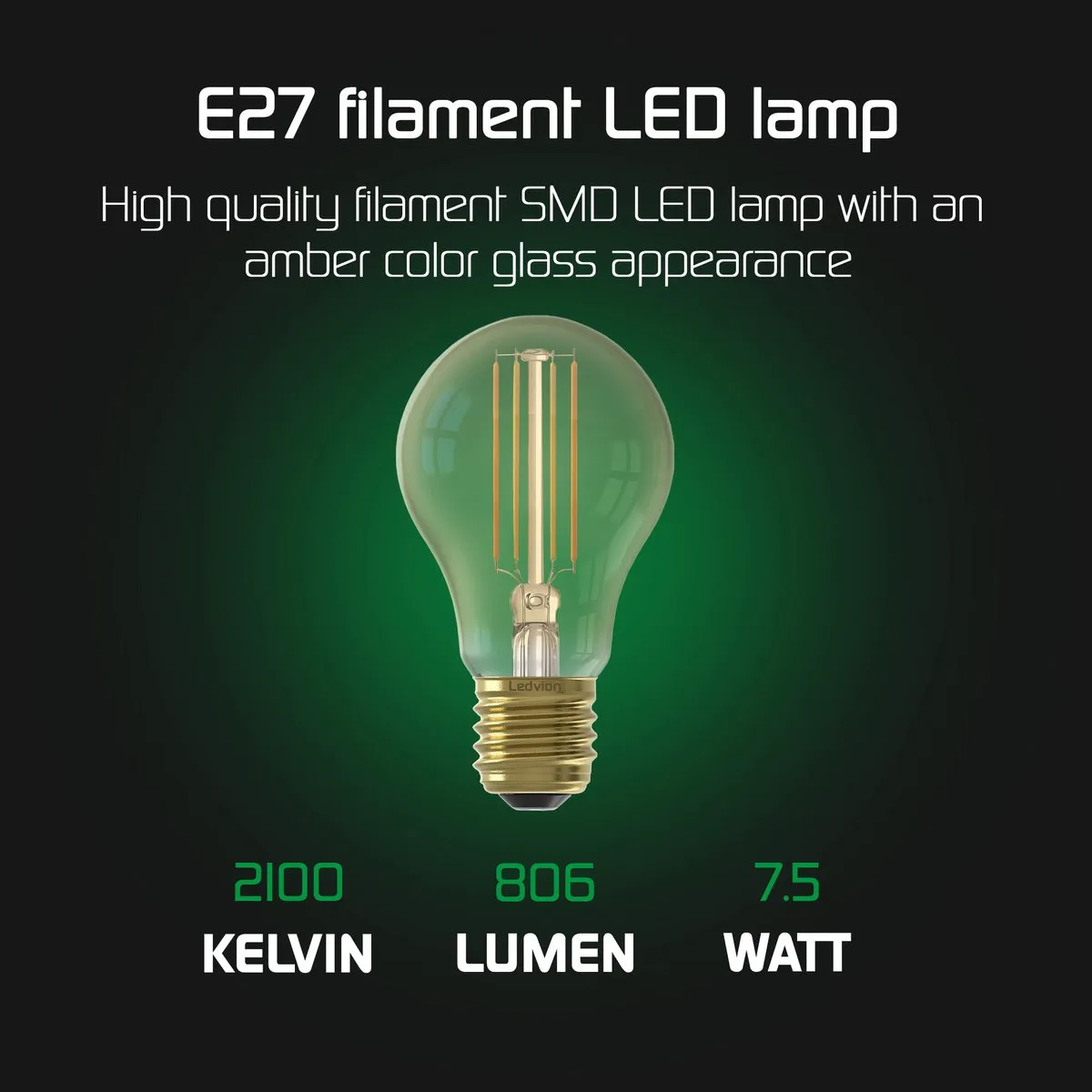 Ledvion Wandlamp met Sensor 2x 0,5W - Antraciet