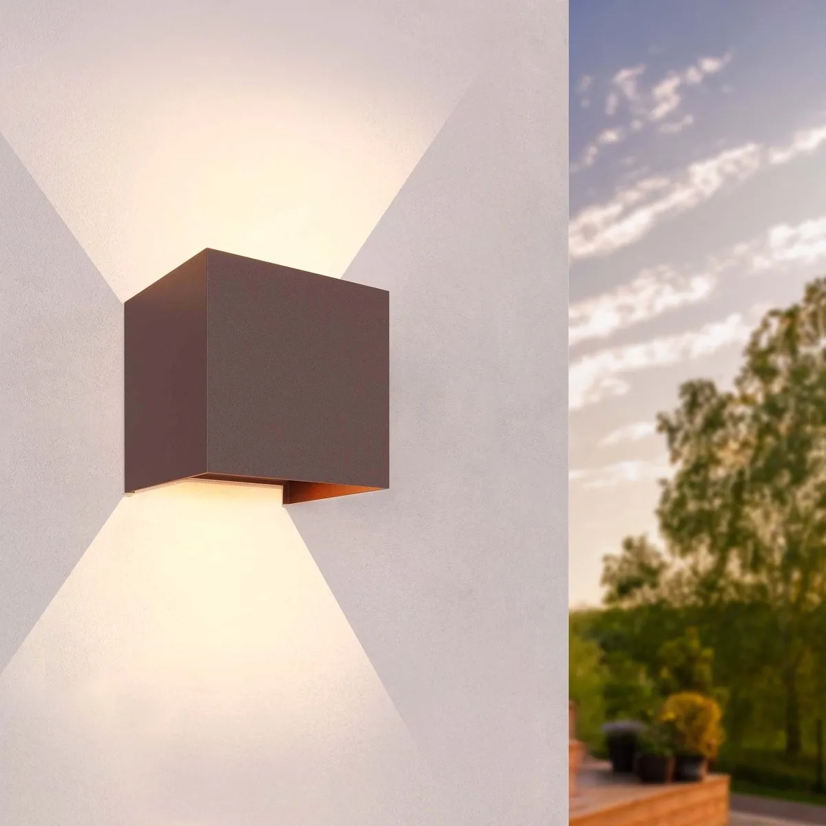 LEDVION LED Wandlamp Buiten Tweezijdig 3W