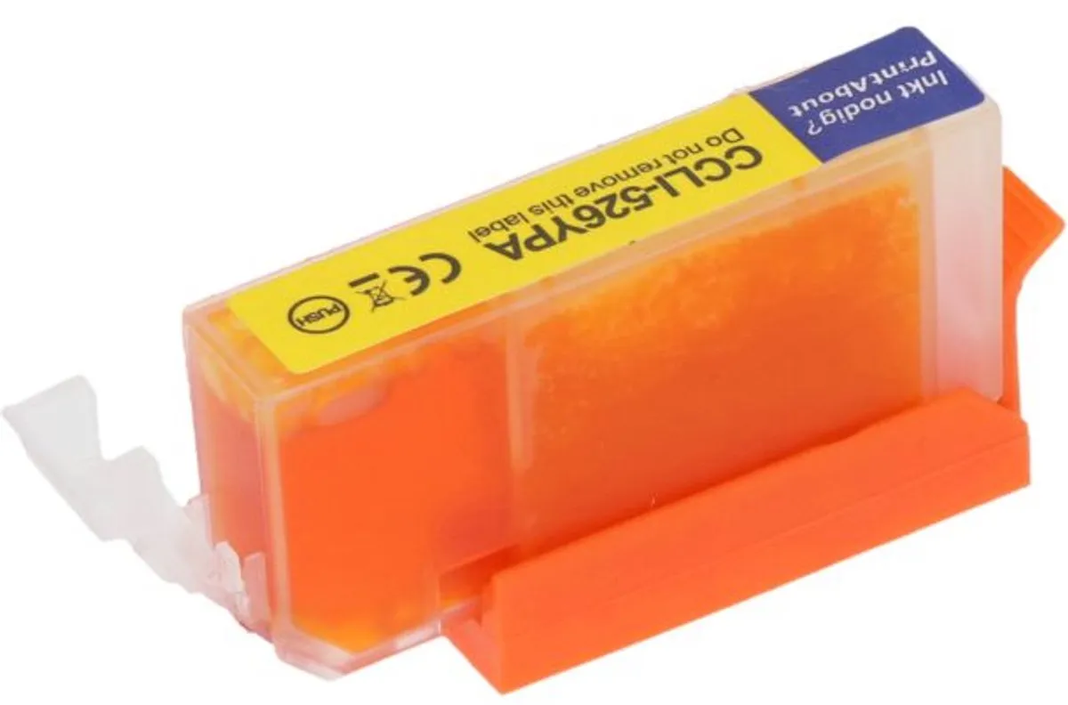 PrintAbout CLI-526Y Inktcartridge Geel - 13ml - o.a. Canon PIXMA