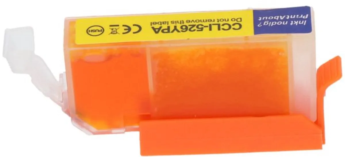 PrintAbout CLI-526Y Inktcartridge Geel - 13ml - o.a. Canon PIXMA