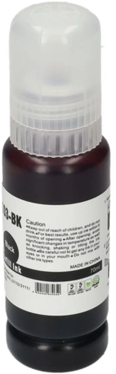 PrintAbout Inktcartridge C13T00S14A Zwart - 5000 pagina's