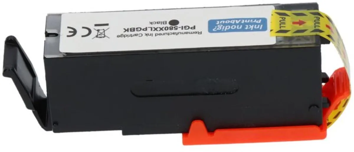 PrintAbout PGI-580 PGBK Inktcartridge - Zwart - 650 pagina's