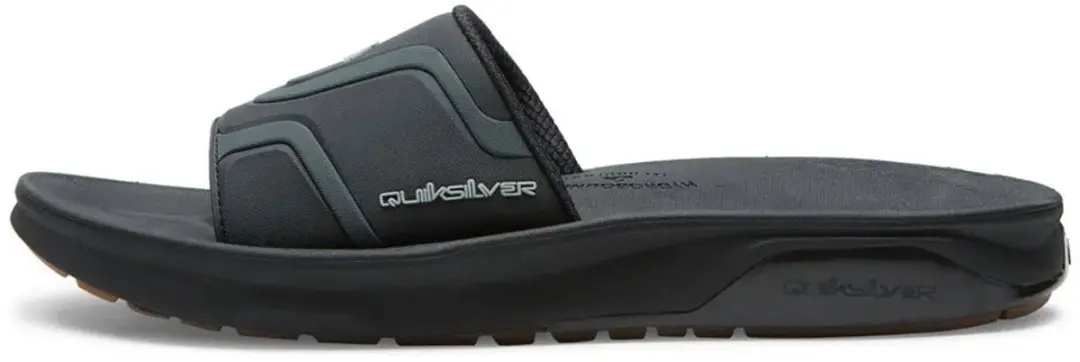 Quiksilver Rivi Leather Slippers - Zwart - Maat 40