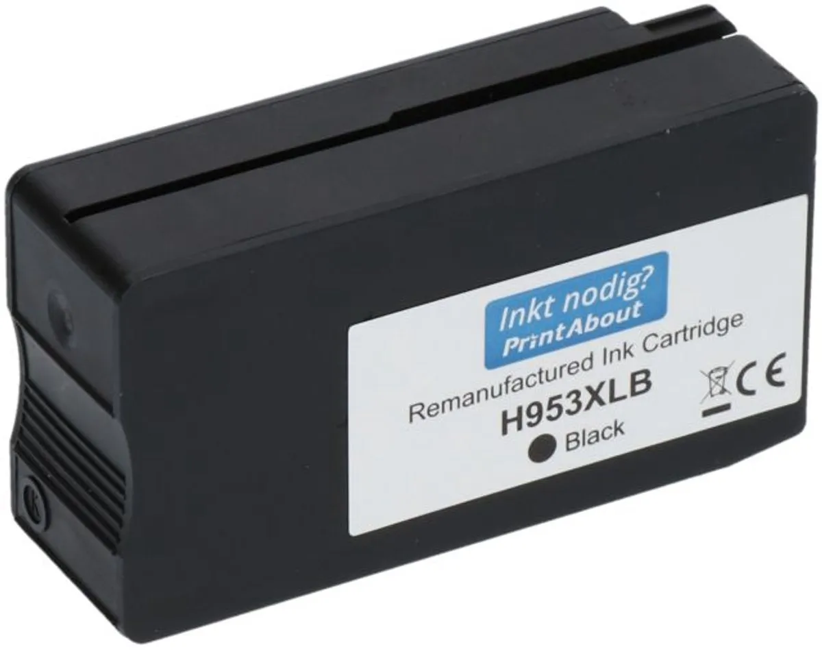 PrintAbout Inktcartridge 953XL L0S70AE - Zwart - 64ml - HP