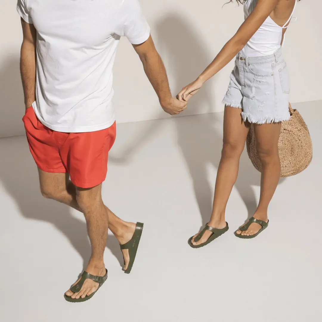 Birkenstock Gizeh Teenslipper - Maat 42 - Khaki - afbeelding 6 van 6
