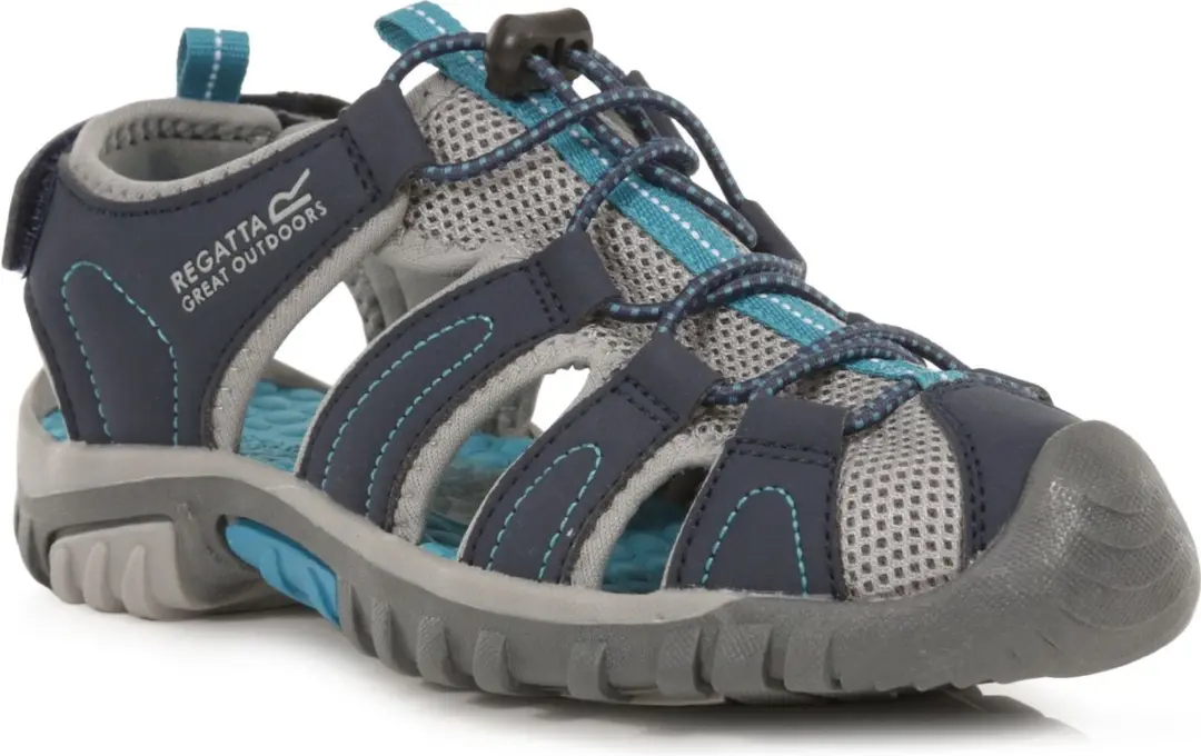 Regatta Westshore Junior Wandelsandalen Met Ventilerend Gaas - Sandalen - Kinderen - Marine