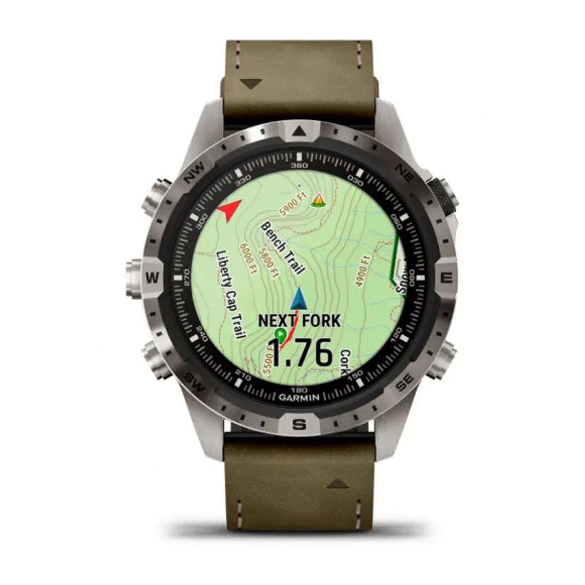 Garmin Marq Adventurer Gen 2 - 46mm - Zwart/Bruin - afbeelding 2 van 6