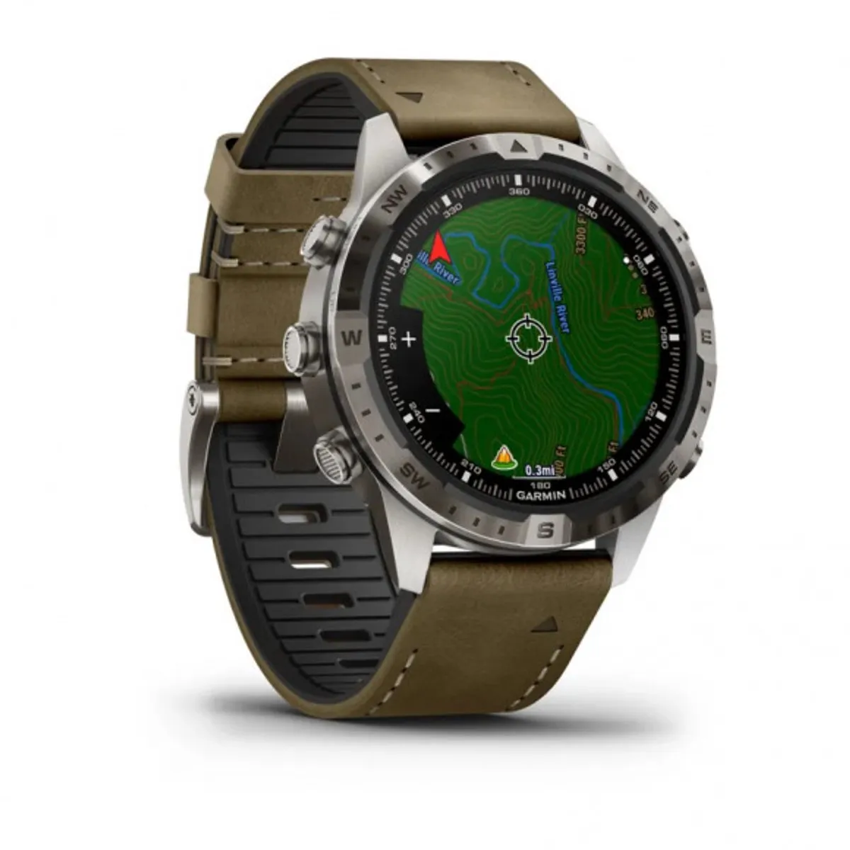 Garmin Marq Adventurer Gen 2 - 46mm - Zwart/Bruin - afbeelding 6 van 6