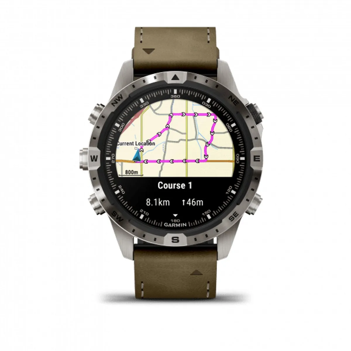 Garmin Marq Adventurer Gen 2 - 46mm - Zwart/Bruin - afbeelding 3 van 6