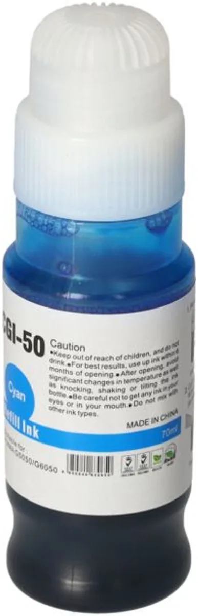 PrintAbout GI-50C Inktcartridge Cyaan - 7700 pagina's