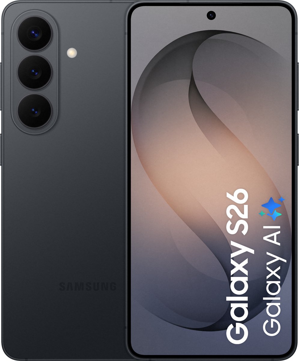 Samsung Galaxy S26 - 256GB - Black + 1 jaar extra garantie