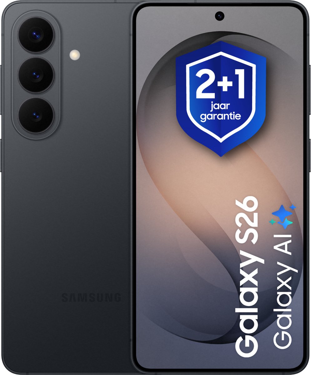 Samsung Galaxy S26 - 256GB - Black + 1 jaar extra garantie