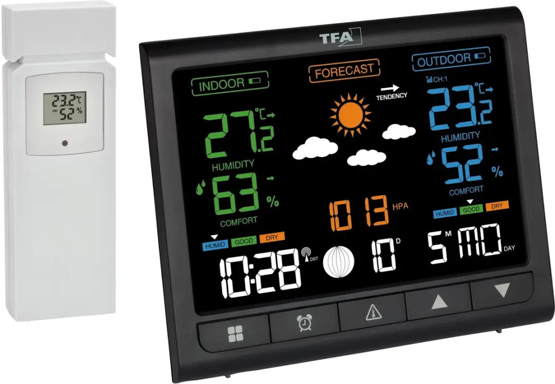TFA Dostmann CONTRAST 35.1171.01 Draadloos Weerstation