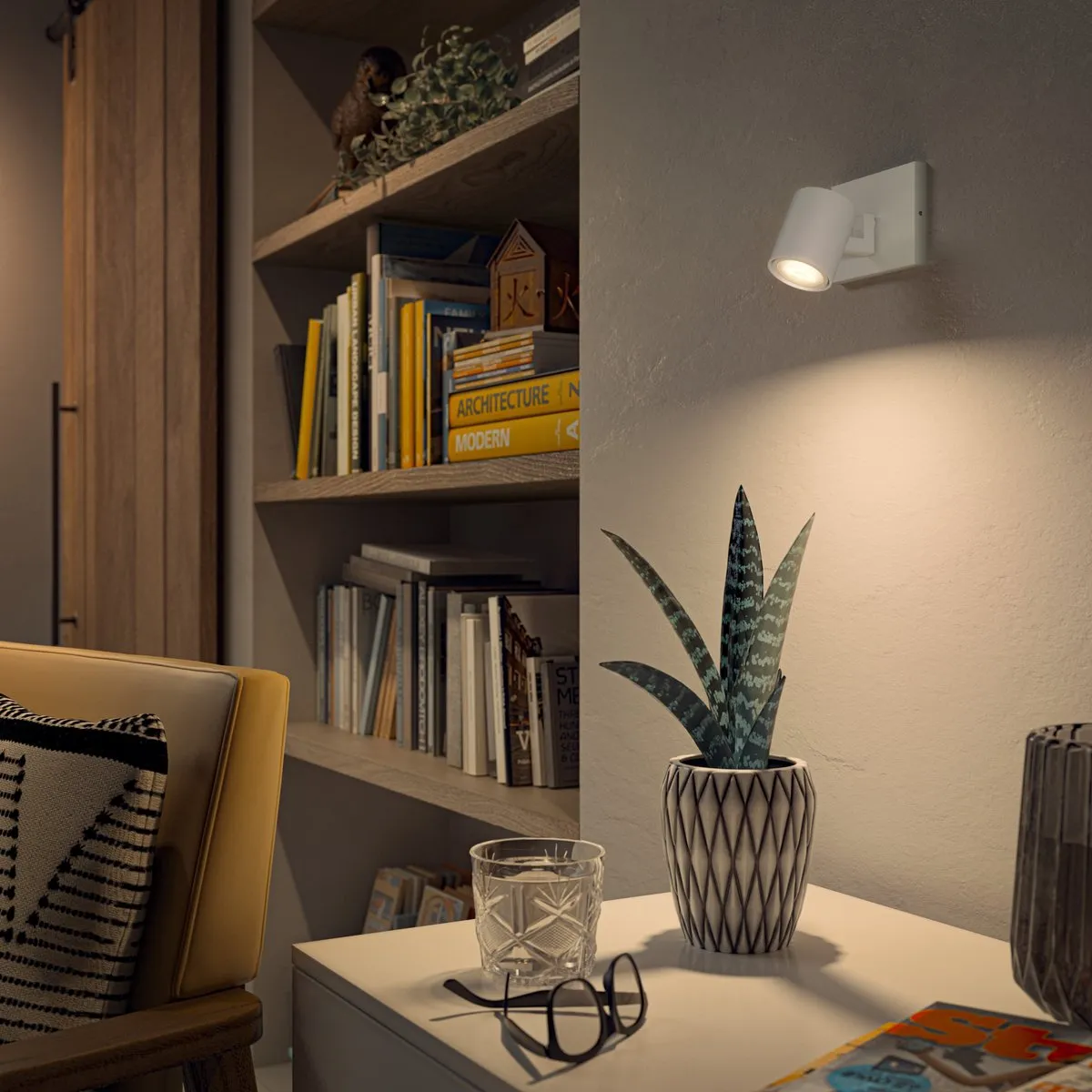 Philips Runner Opbouwspot GU10 4.6W - Warmwit