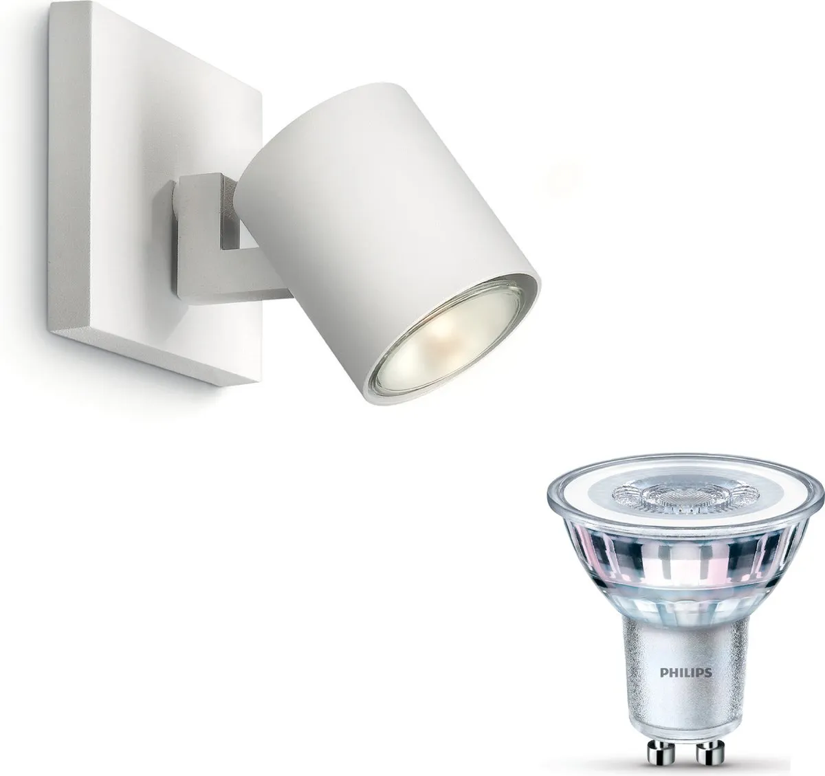 Philips Runner Opbouwspot GU10 4.6W - Warmwit