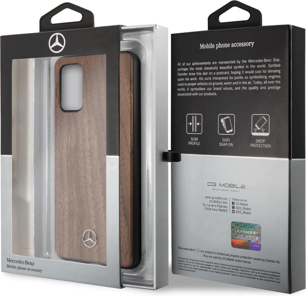 Mercedes-Benz S203-6 Hoesje Samsung Galaxy S20 Plus - Bruin
