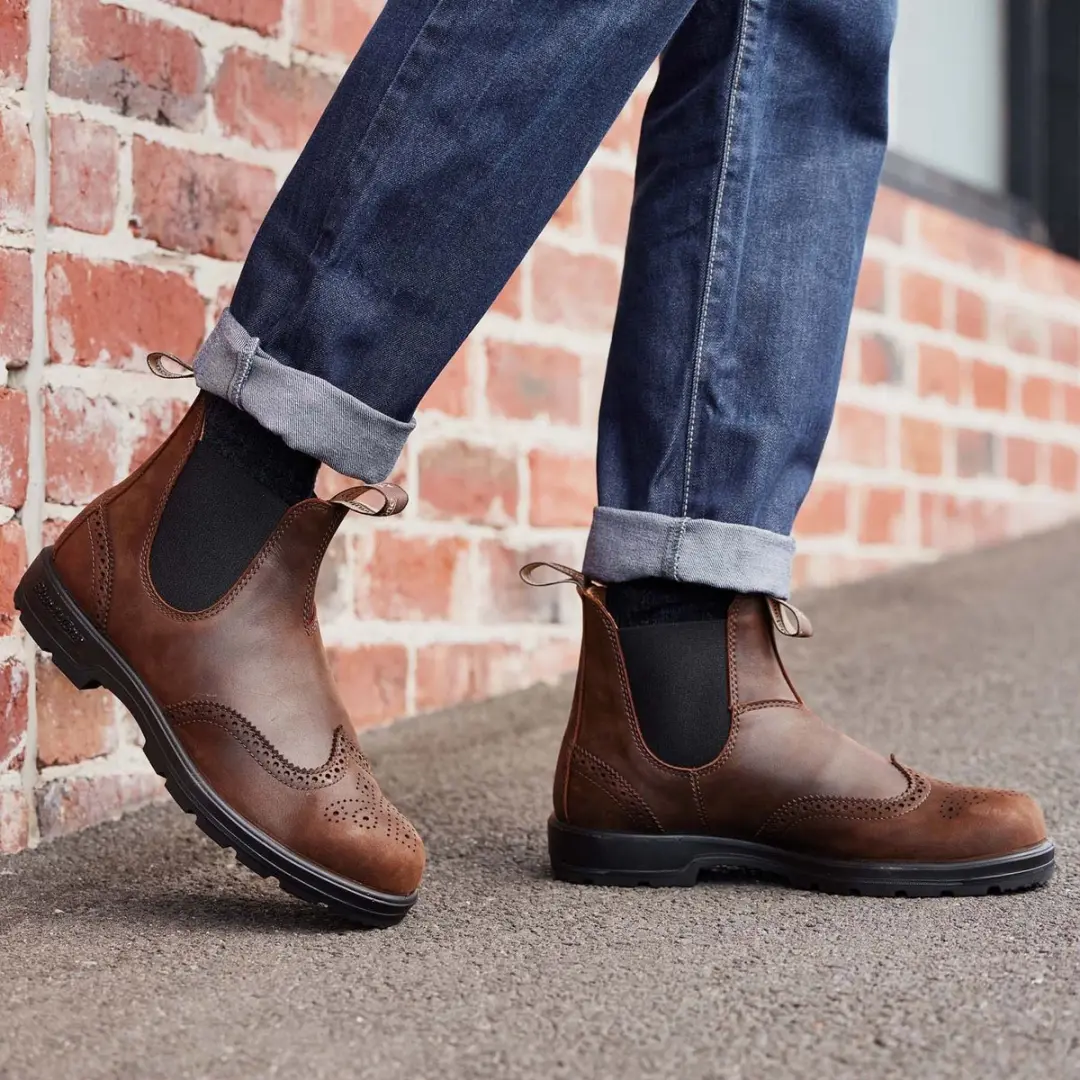 Blundstone 2444 Antieke Bruine Brogue Laarzen - Fashion Wear - Volwassen