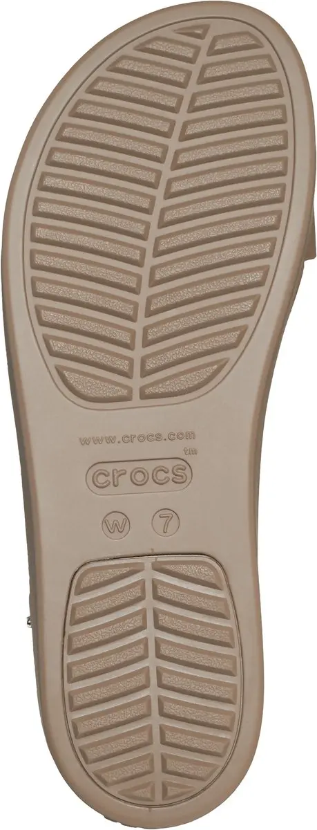 Crocs Brooklyn Low Wedge Sandalen 206453 - Latte/Mushroom - afbeelding 4 van 6