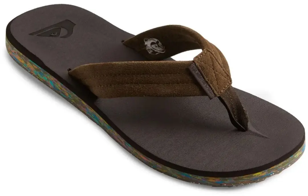 Quiksilver Carver Suede Recycled Sandalen Bruin EU 40 Man