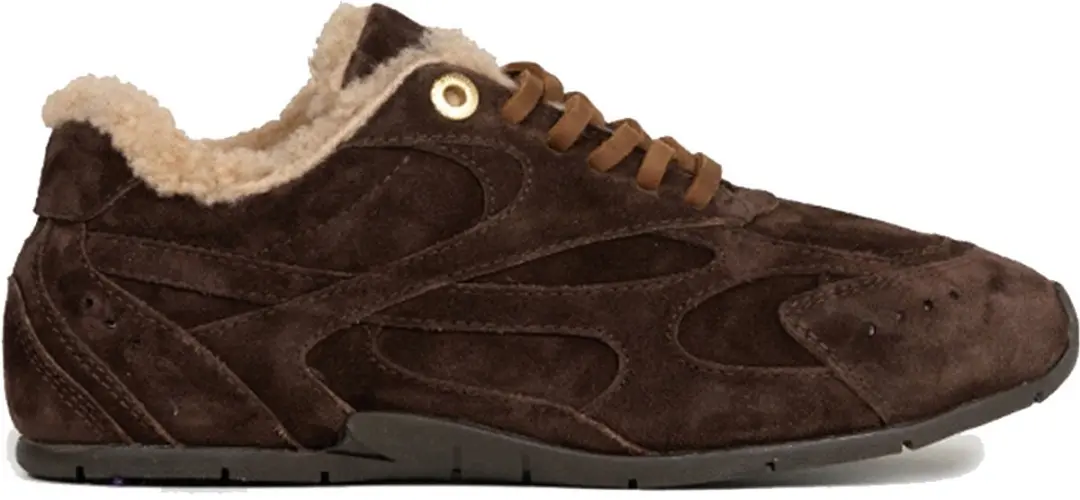 Bronx Myr-aa Dames Sneakers - Bruin - Maat 38 - afbeelding 2 van 6
