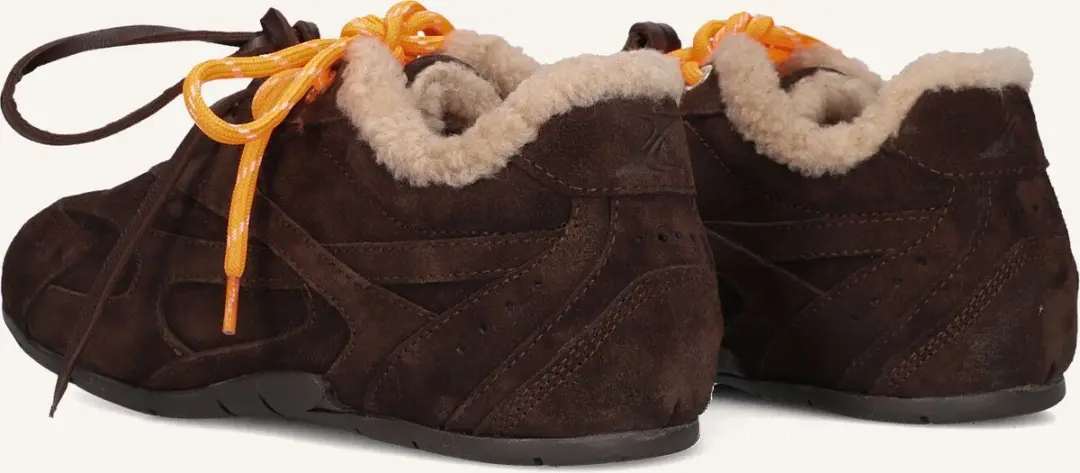 Bronx Myr-aa Dames Sneakers - Bruin - Maat 38 - afbeelding 3 van 6