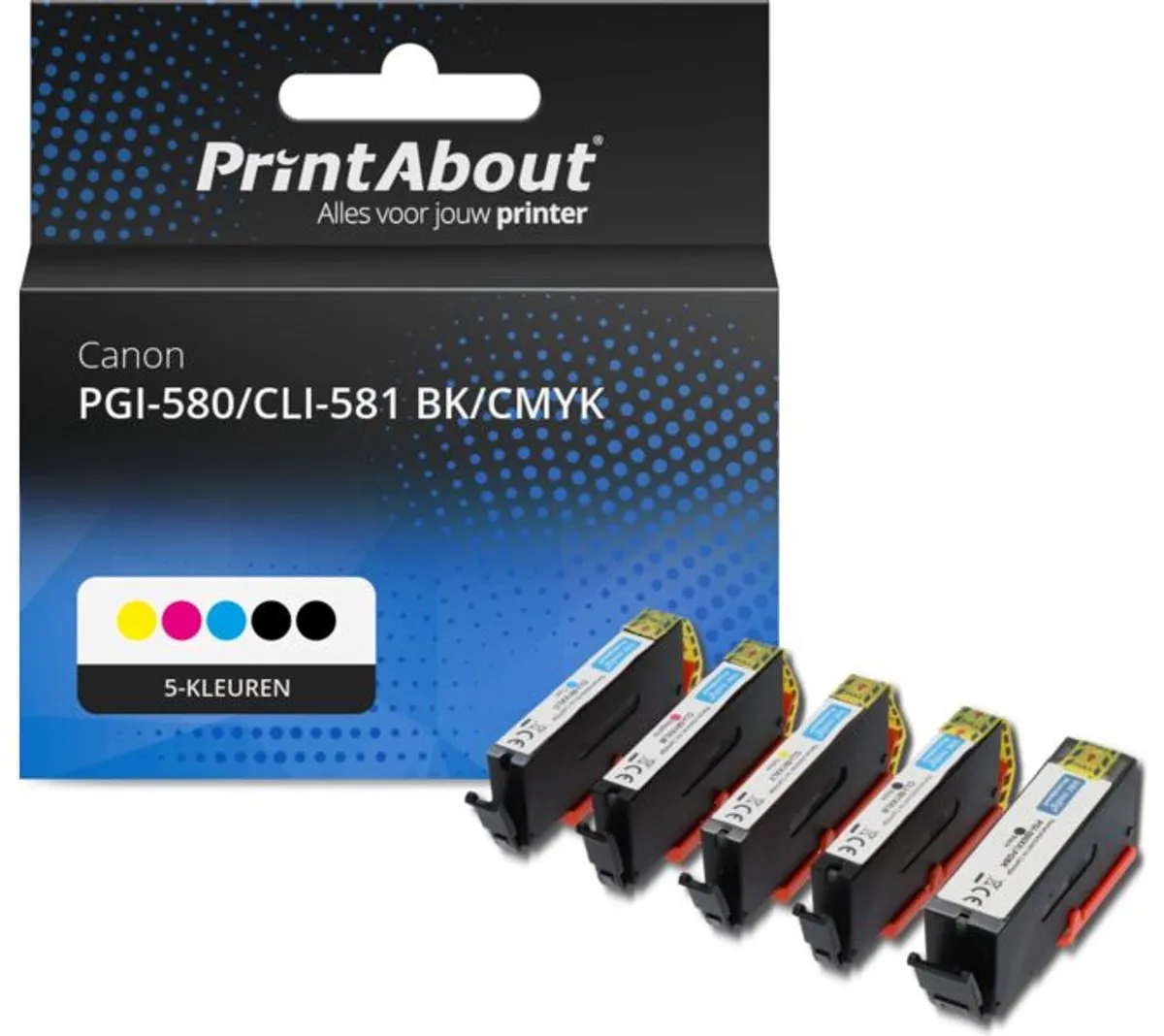 PrintAbout Canon PGI-580/CLI-581 Inktcartridges