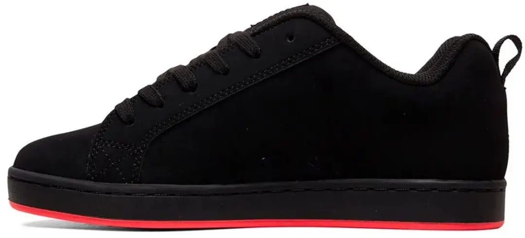 DC Shoes Court Graffik Schoenen - 36.5 - Zwart/Hot Pink - afbeelding 3 van 4