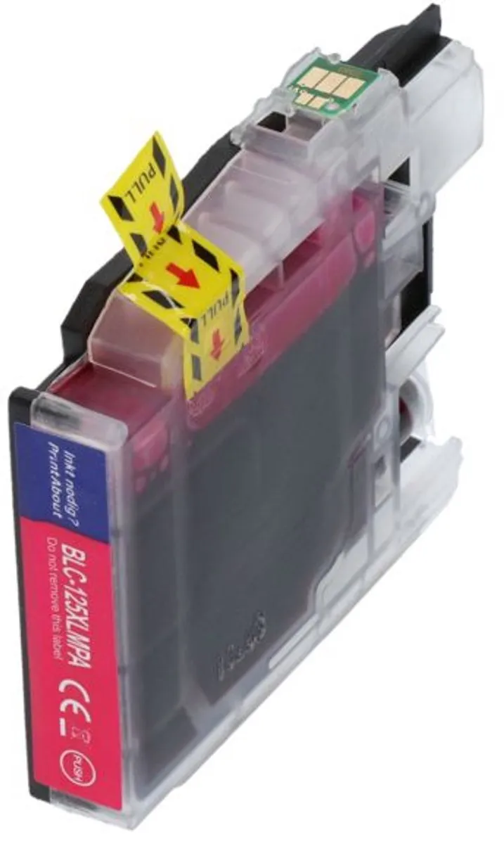PrintAbout LC-125XLM Inktcartridge Magenta - 1500 pagina's