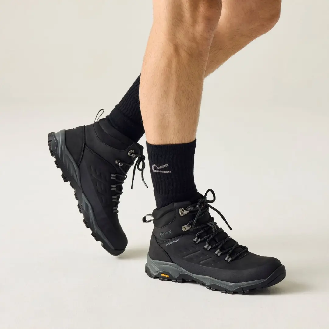 Regatta Blake Ademende Wandelschoenen Heren 45 - Zwart