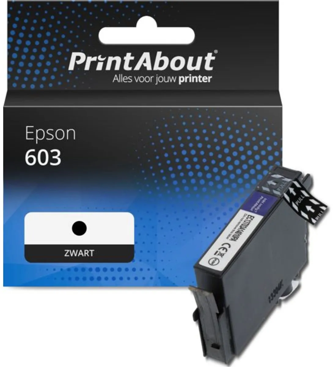 PrintAbout Inktcartridge C13T03U14010 Zwart
