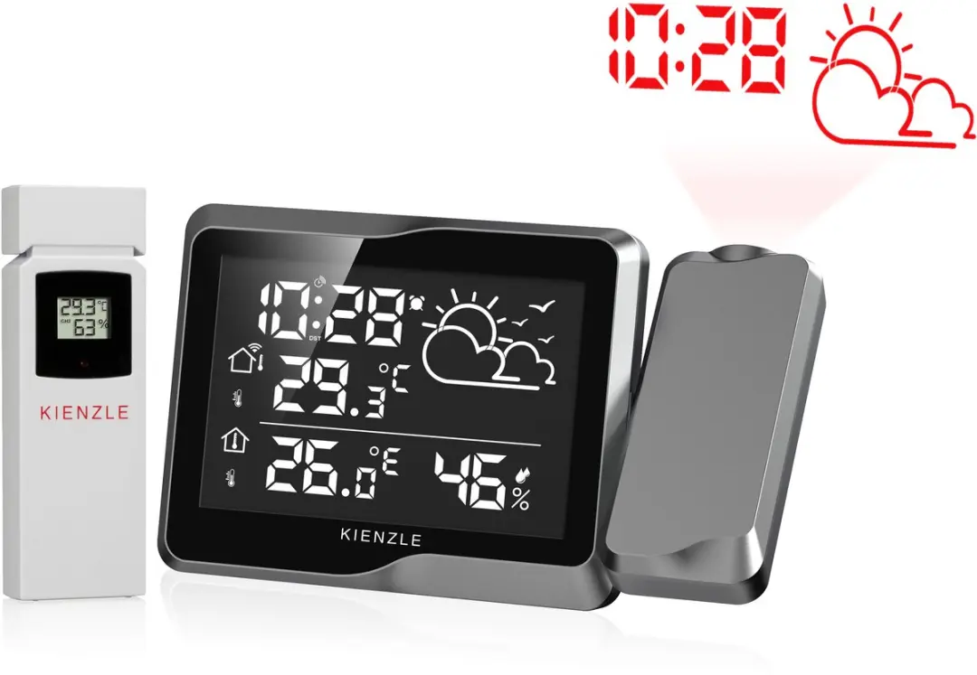 Bresser Kienzle Weerstation Wandprojectie