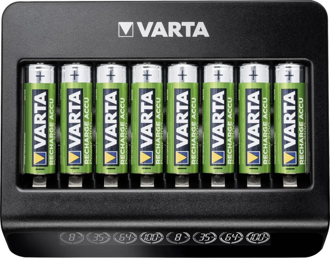 Varta Multi Oplader AAA/AA - 8 Stuks - Wit