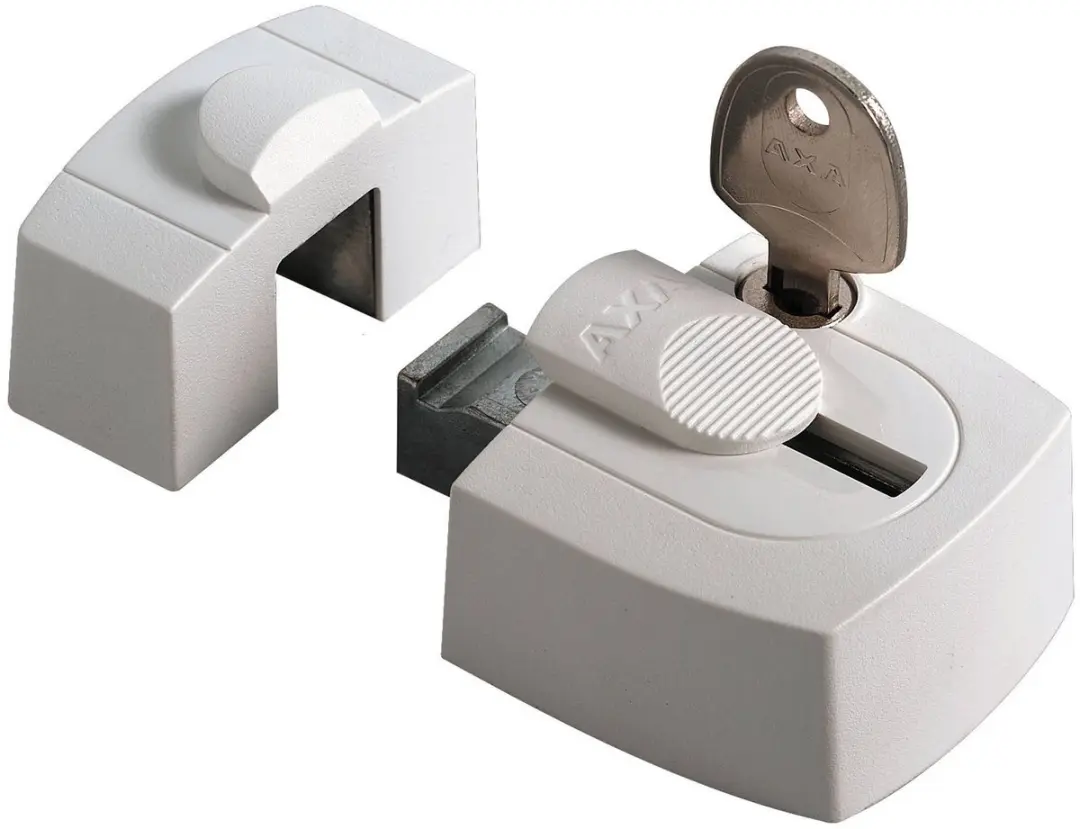 AXA 3015 Raam veiligheidsoplegslot gelijkliggend wit