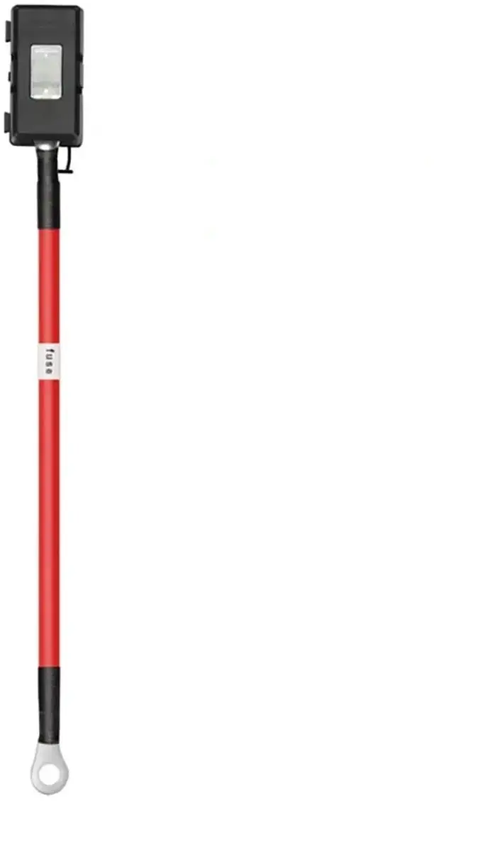 EcoFlow Alternator Charger Fuse Kabel 20cm - Zwart/Rood