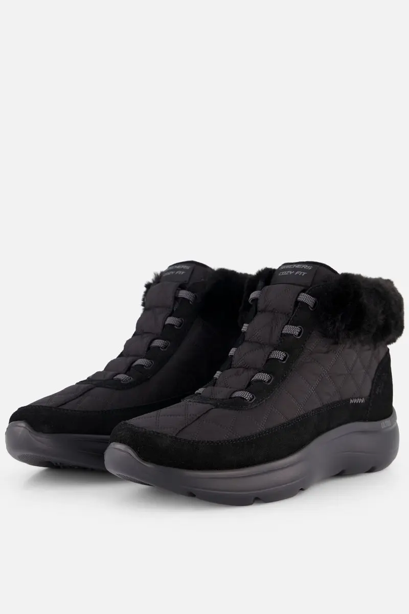 Skechers Slip-Ins Cozy Fit Veterboots zwart