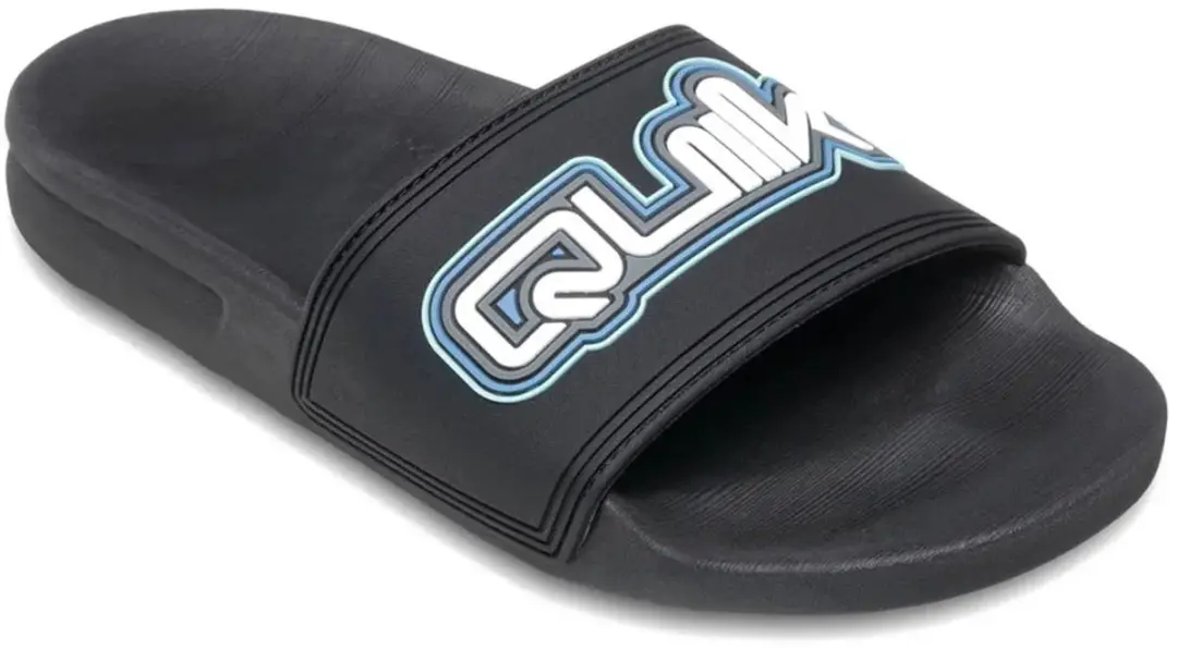 Quiksilver Rivi Wordmark Ii Slippers Zwart EU 33 Kinderen