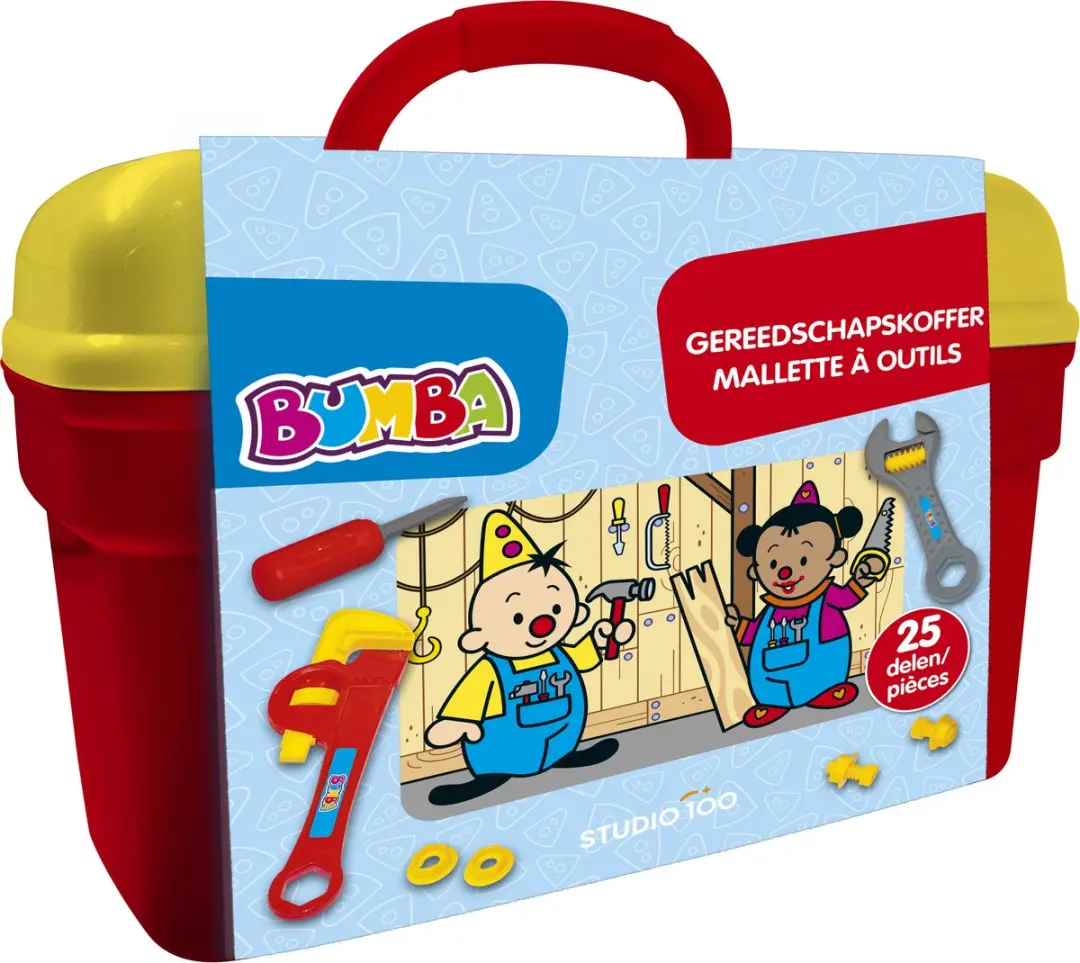 Studio 100 Bumba Gereedschapsset 25-delig - Rood/Geel