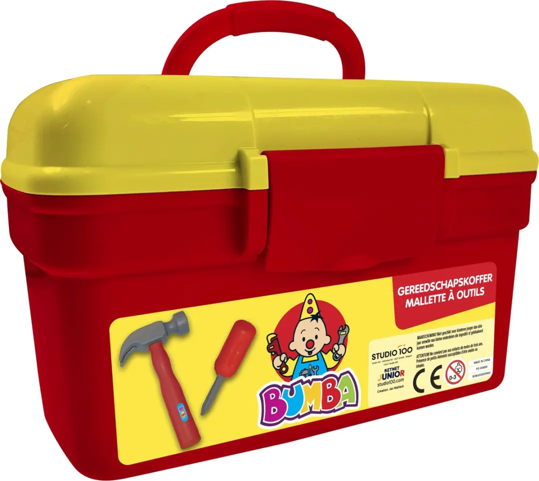 Studio 100 Bumba Gereedschapsset 25-delig - Rood/Geel