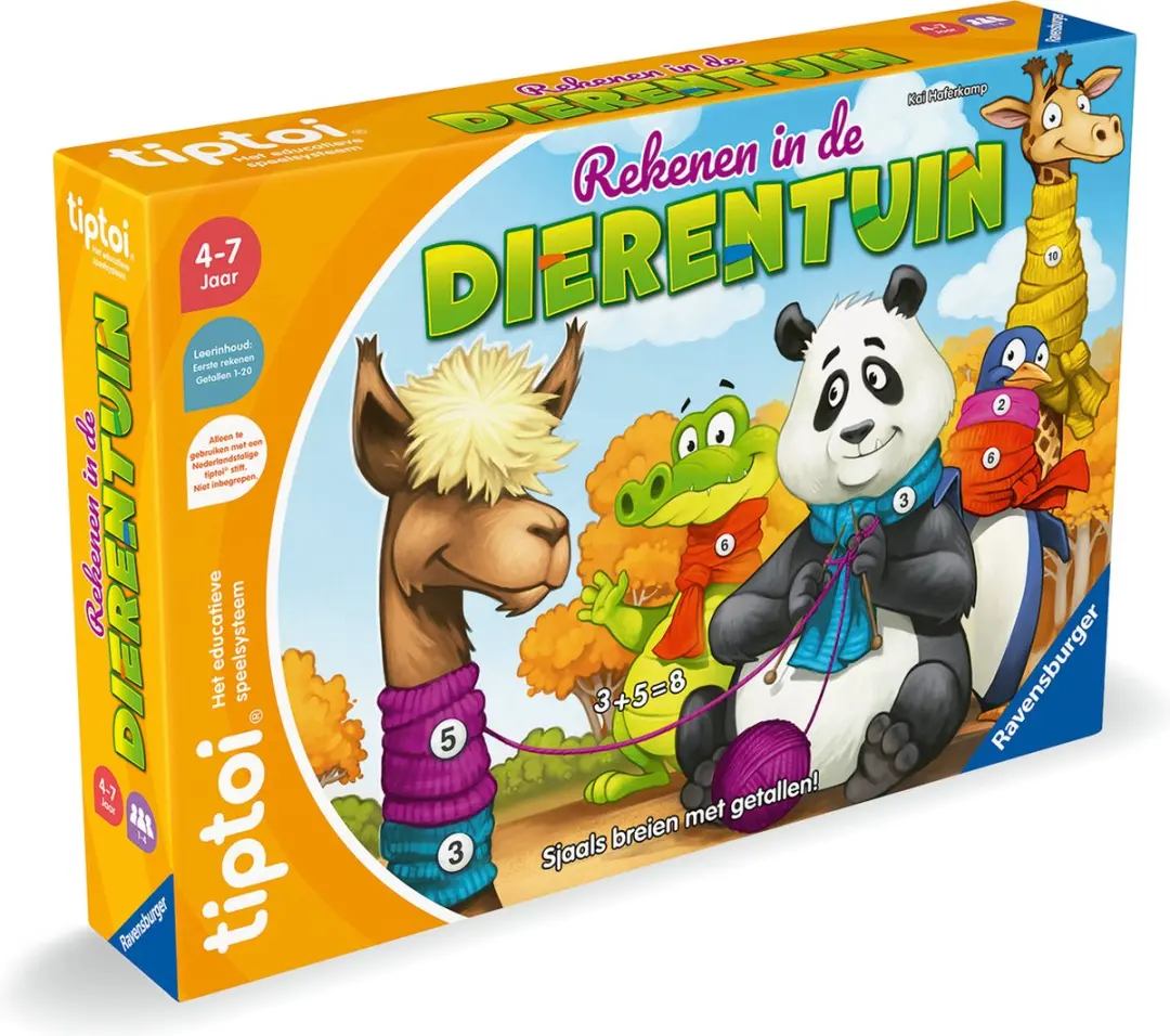 Tiptoi Rekenen in de Dierentuin - Meerkleurig
