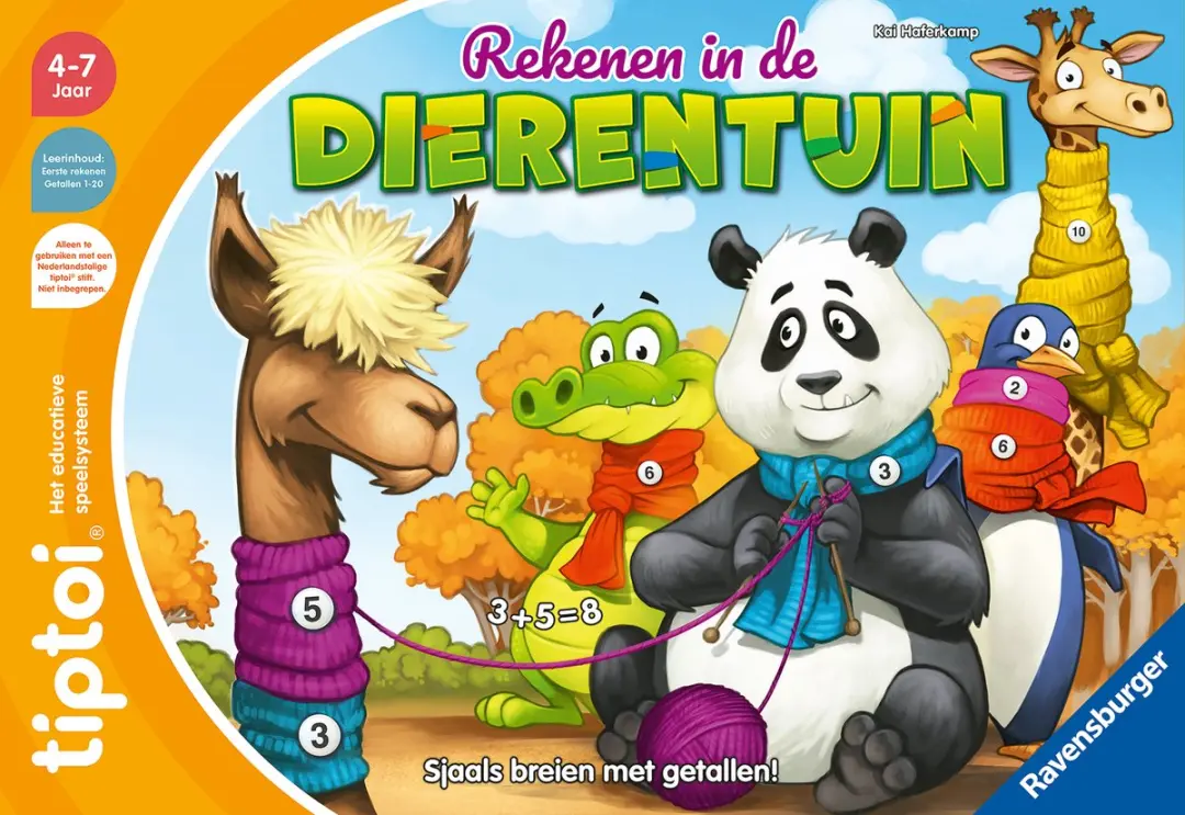 Tiptoi Rekenen in de Dierentuin - Meerkleurig