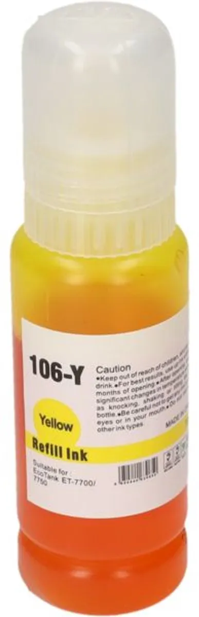 PrintAbout T00R440 Inktcartridge Geel - 1900 pagina's