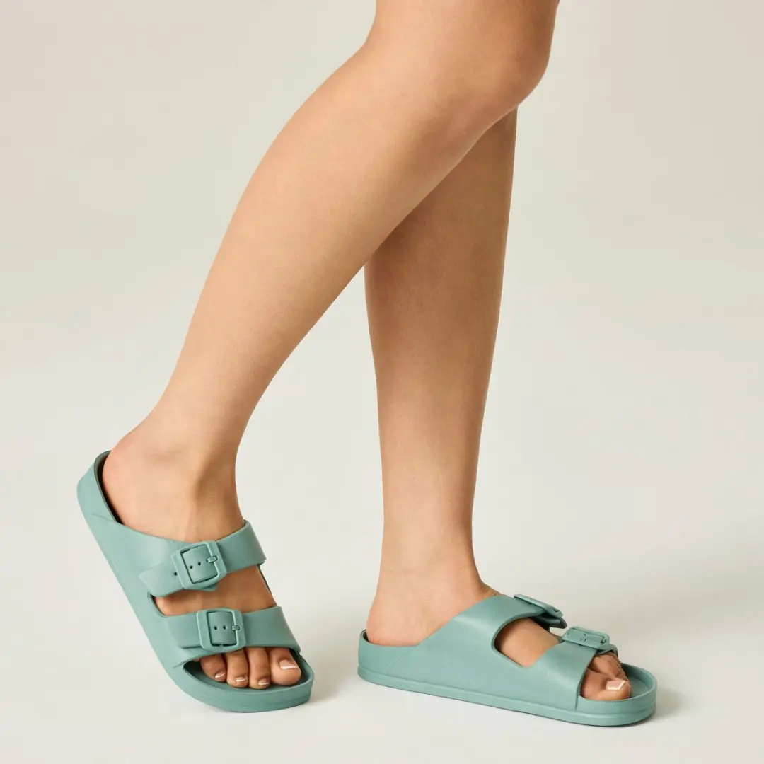 Dames Brooklyn sandalen met dubbele bandjes