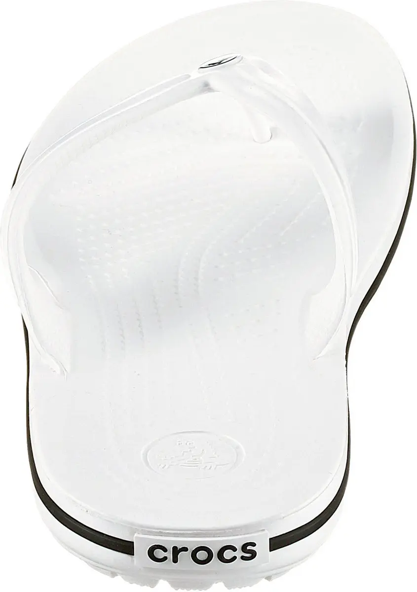 Crocs Teenslipper 11033-100 - Maat 39 - Wit/Zwart