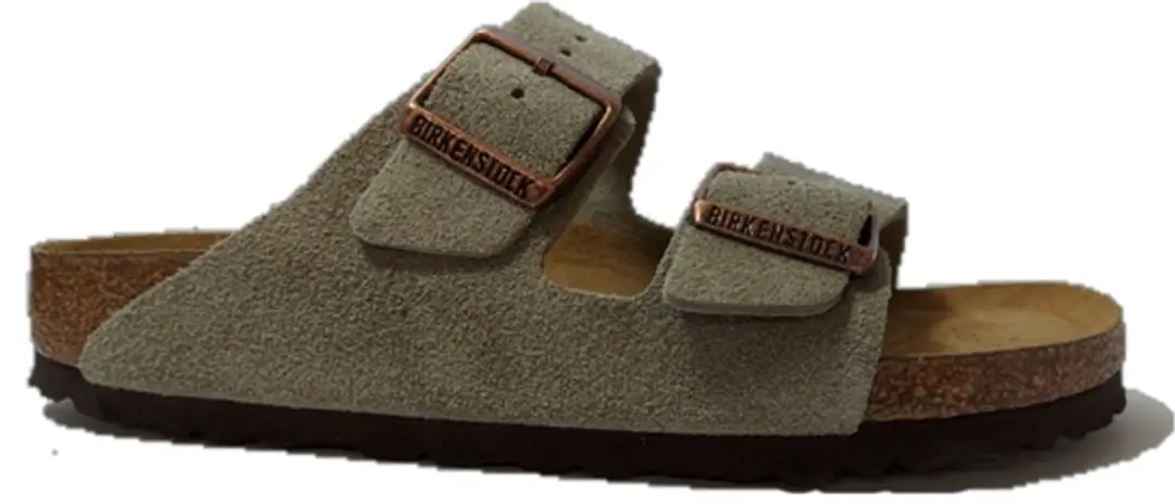 Birkenstock Arizona Heren Slippers 42 - Taupe - afbeelding 4 van 6