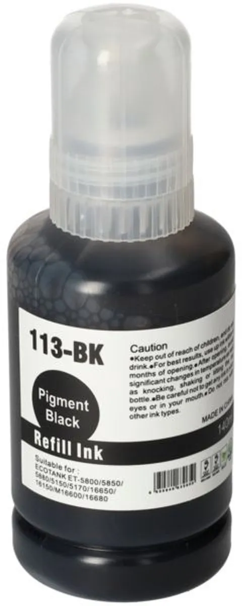 PrintAbout Inktcartridge C13T06B140 Zwart - 140ml - Epson